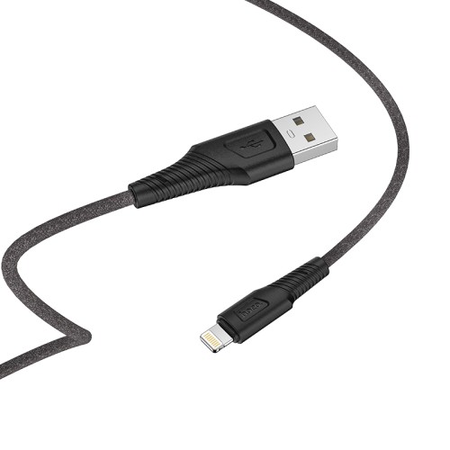 Кабель Hoco Lightning Airy silicone charging data cable X58 |1m, 2.4A| white