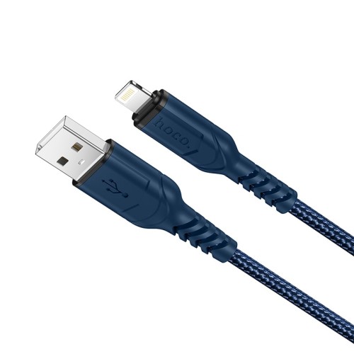 Кабель HOCO Lightning Victory charging data cable X59 |1m, 2.4A| black