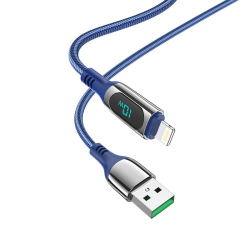 Кабель Hoco Lightning Extreme charging data cable S51 |1.2m, 2.4A| blue