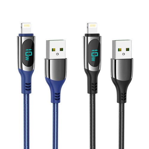 Кабель Hoco Lightning Extreme charging data cable S51 |1.2m, 2.4A| blue
