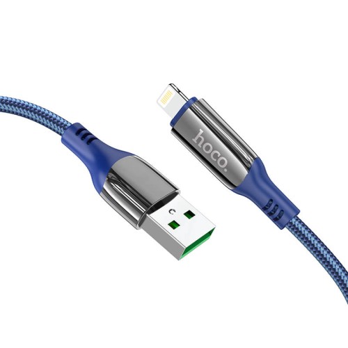 Кабель Hoco Lightning Extreme charging data cable S51 |1.2m, 2.4A| blue