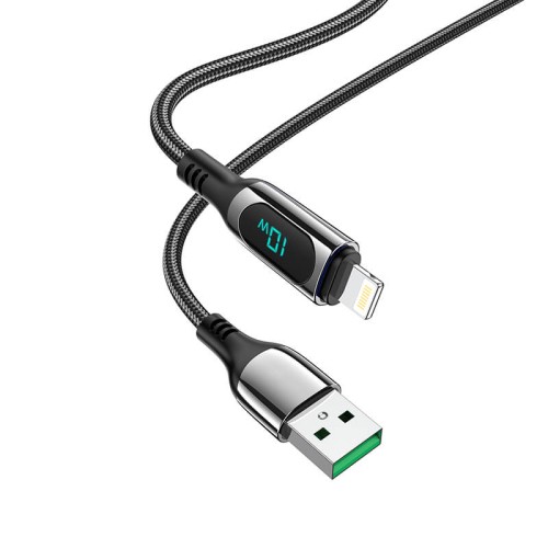 Кабель Hoco Lightning Extreme charging data cable S51 |1.2m, 2.4A| blue