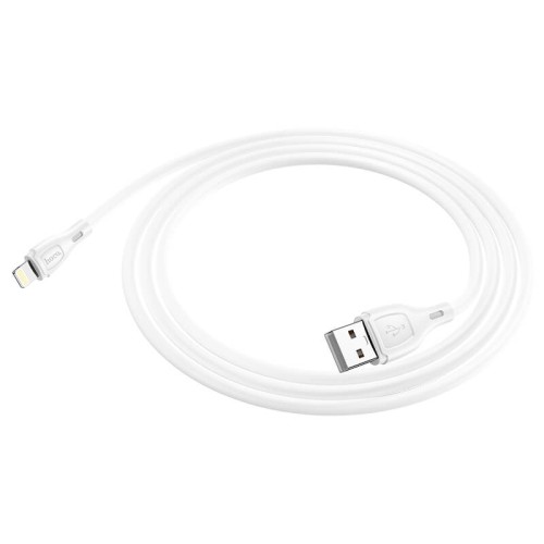 Кабель HOCO Lightning Ultimate silicone charging data cable X61 |1m, 2.4A| black