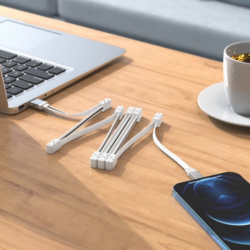 Кабель Hoco Lightning Magnetic absorption charging data cable U103 |1m, 2.4A| black
