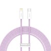 Кабель BASEUS Type-C to Lightning Dynamic Series Fast Charging Data Cable |2m, 20W| (CALD000102) purple