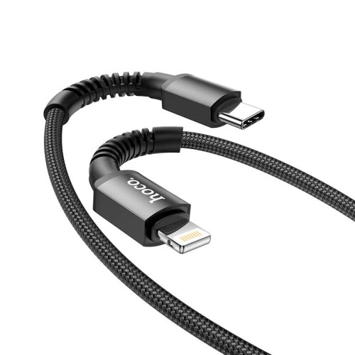 Кабель Hoco Type-C to Lightning Especial PD charging data cable X71 |1m, 3A| black