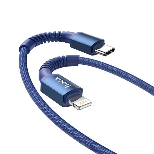 Кабель Hoco Type-C to Lightning Especial PD charging data cable X71 |1m, 3A| black
