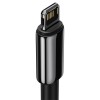 Кабель BASEUS Lightning Tungsten Gold Fast Charging |1.2m, 2.4A| (CALWJ-01) black