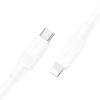 Кабель Hoco Type-C to Lightning Solid PD charging data cable X84 |1M, 20W| white