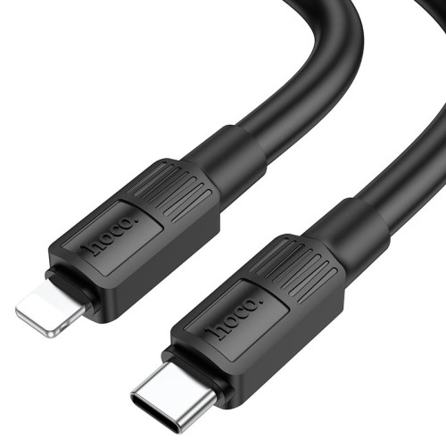 Кабель Hoco Type-C to Lightning Solid PD charging data cable X84 |1M, 20W| black