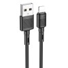 Кабель HOCO Lightning Victory charging data cable X83 |1m, 2.4A| white