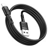 Кабель HOCO Lightning Victory charging data cable X83 |1m, 2.4A| white