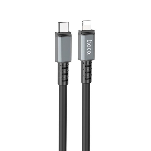 Кабель Hoco Type-C to Lightning Strength PD charging data cable X85 |1m, 20W| black
