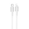 Кабель Hoco Type-C to Lightning Strength PD charging data cable X85 |1m, 20W| white