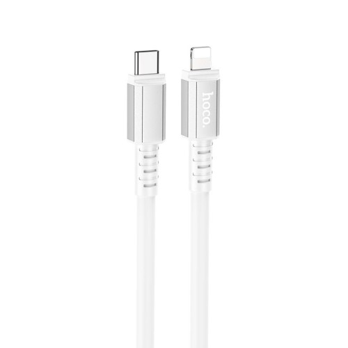 Кабель Hoco Type-C to Lightning Strength PD charging data cable X85 |1m, 20W| white