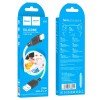 Кабель HOCO Lightning Cool silicone charging data cable X90 |1m, 2.4A| black