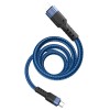 Кабель HOCO Type-C to Lightning charging data cable U110 |1.2m, 20W, 3A| blue