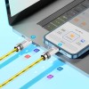Кабель Hoco Type-C to Lightning Solid PD silicone charging data cable U113 |1.2m, 20W, 3A| silver