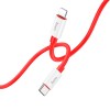 Кабель HOCO Type-C to Lightning Magic silicone PD charging data cable X87 |1m, 3A, 20W| white