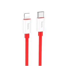 Кабель HOCO Type-C to Lightning Magic silicone PD charging data cable X87 |1m, 3A, 20W| red