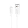 Кабель HOCO Lightning Gratified charging data cable (packaged) X88 |1m, 2.4A| white