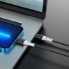 Кабель Hoco Type-C to lightning silicone charging data cable X82 |1m, 20W/3A| white