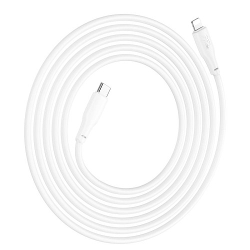 Кабель HOCO Type-C to Lightning Force fast charging data cable X93 |2m, 20W| white