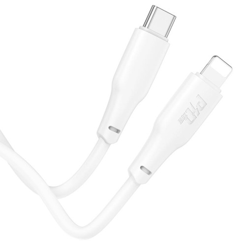 Кабель HOCO Type-C to Lightning Force fast charging data cable X93 |2m, 20W| white