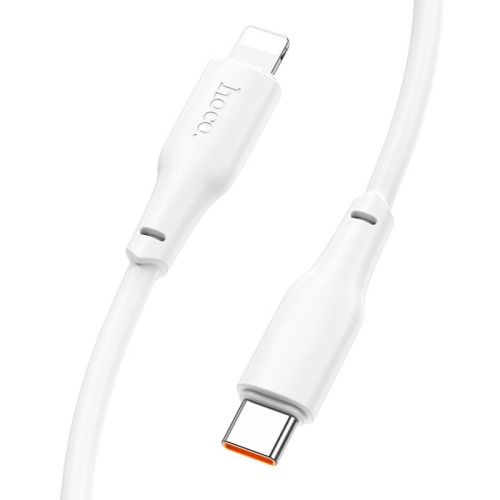 Кабель HOCO Type-C to Lightning Force fast charging data cable X93 |2m, 20W| white
