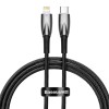 Кабель Baseus Type-C to Lightning Glimmer Series Fast Charging Data Cable |1m, 20W| black