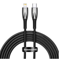 Кабель Baseus Type-C to Lightning Glimmer Series Fast Charging Data Cable |2m, 20W| black