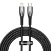 Кабель Baseus Type-C to Lightning Glimmer Series Fast Charging Data Cable |2m, 20W| black