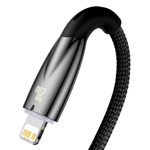 Кабель Baseus Type-C to Lightning Glimmer Series Fast Charging Data Cable |2m, 20W| black