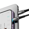 Кабель Baseus Type-C to Lightning Glimmer Series Fast Charging Data Cable |2m, 20W| black