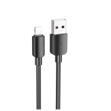 Кабель HOCO Lightning Hyper charging data cable X96 |1m, 2.4A| black