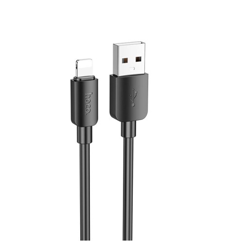 Кабель HOCO Lightning Hyper charging data cable X96 |1m, 2.4A| black