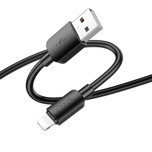 Кабель HOCO Lightning Hyper charging data cable X96 |1m, 2.4A| black