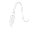 Кабель HOCO Lightning PD Hyper charging data cable X96 |0.25m, 2.4A/20W| white