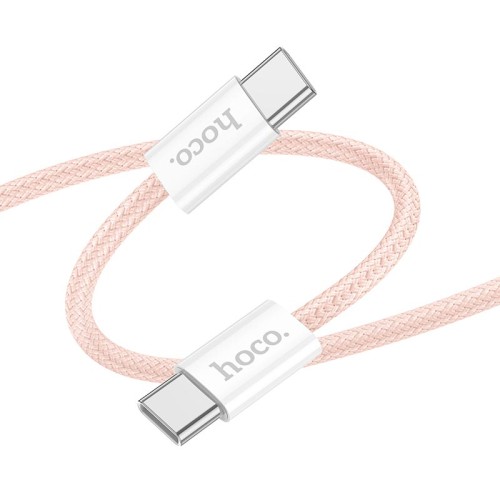 Кабель HOCO Source 60W charging data cable Type-C to Type-C X104 |1M| green