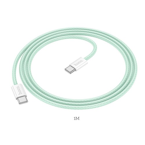 Кабель HOCO Source 60W charging data cable Type-C to Type-C X104 |1M| pink