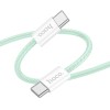 Кабель HOCO Source 60W charging data cable Type-C to Type-C X104 |1M| pink