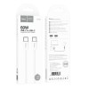 Кабель HOCO Source 60W charging data cable Type-C to Type-C X104 |1M| pink