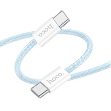 Кабель HOCO Source 60W charging data cable Type-C to Type-C X104 |2M| blue