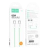 Кабель HOCO Source 60W charging data cable Type-C to Type-C X104 |2M| blue