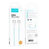 Кабель HOCO Source 60W charging data cable Type-C to Type-C X104 |2M| green