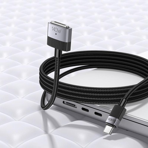 Кабель Hoco Magnetic charging Cable Type-C to Mag3 U141 |1.8m, 140W| black