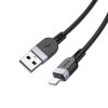 Кабель HOCO Lightning Energy silicone charging data cable X109 |1m, 2.4A| white