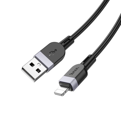 Кабель HOCO Lightning Energy silicone charging data cable X109 |1m, 2.4A| white