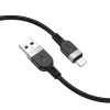 Кабель HOCO Lightning Energy silicone charging data cable X109 |2m, 2.4A| black