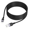 Кабель HOCO Lightning Energy silicone charging data cable X109 |3m, 2.4A| black
